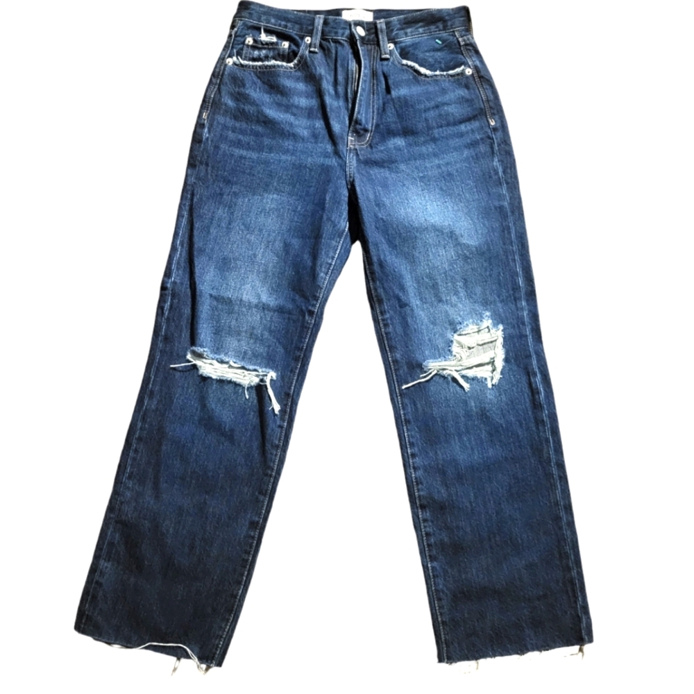 Pistola Wide Leg Distressed Jeans Womens Size 27 Goblincore